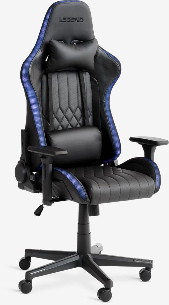 Gaming karrige RANUM m/LED zezë