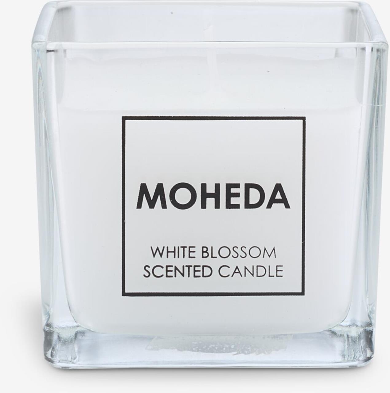 Qiri aromatik MOHEDA ø7x8cm lule e bardhë